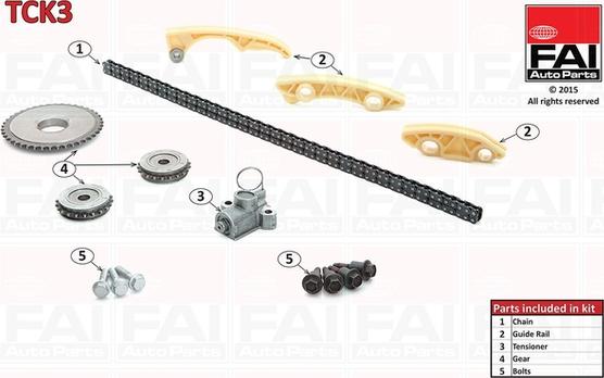 FAI AutoParts TCK3 - Timing Chain Kit autospares.lv