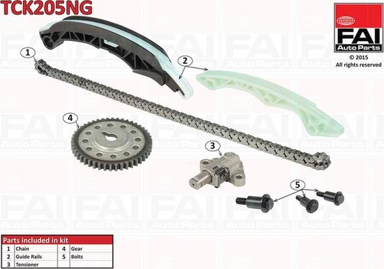 FAI AutoParts TCK205NG - Timing Chain Kit autospares.lv