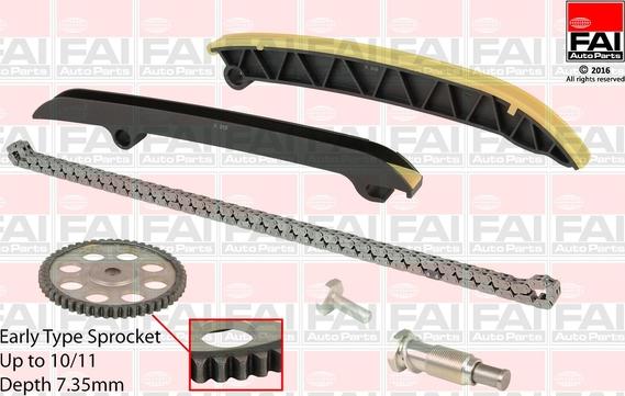 FAI AutoParts TCK208NG - Timing Chain Kit autospares.lv