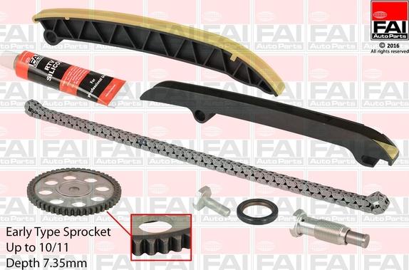 FAI AutoParts TCK208 - Timing Chain Kit autospares.lv