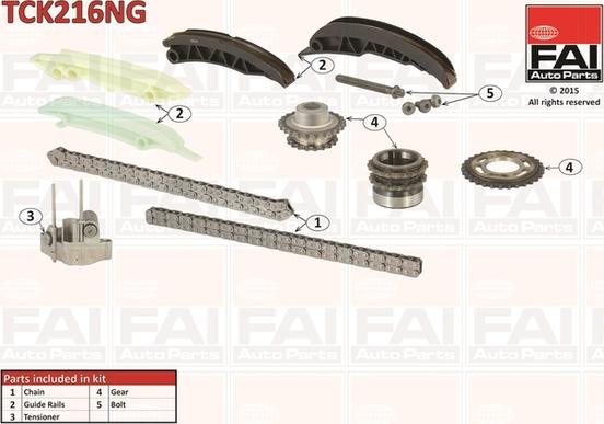 FAI AutoParts TCK216NG - Timing Chain Kit autospares.lv