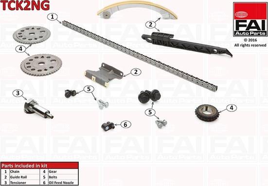 FAI AutoParts TCK2NG - Timing Chain Kit autospares.lv