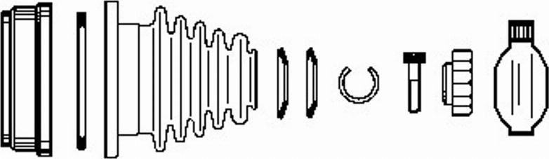 Farcom 134013 - Joint Kit, drive shaft autospares.lv