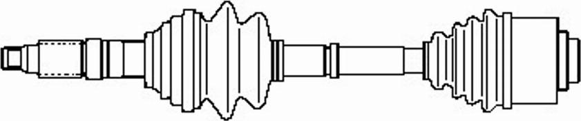 Farcom 121907 - Drive Shaft autospares.lv