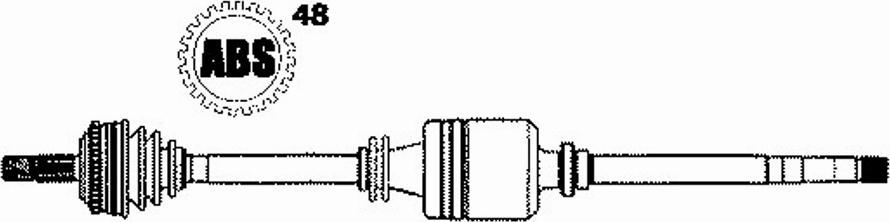 Farcom 121801 - Drive Shaft autospares.lv