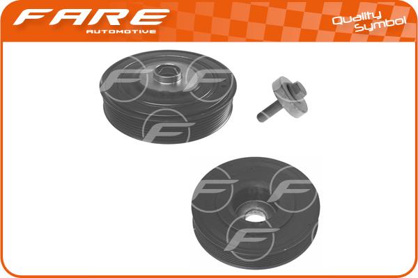 FARE SA 4252C - Belt Pulley, crankshaft autospares.lv