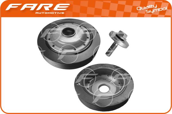 FARE SA 4205C - Belt Pulley, crankshaft autospares.lv