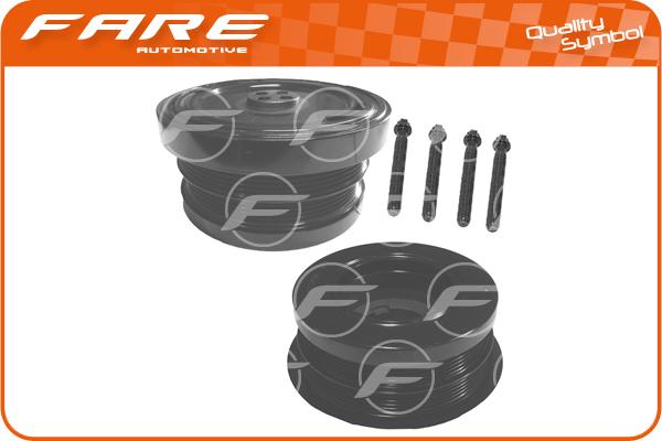 FARE SA 4228C - Belt Pulley, crankshaft autospares.lv