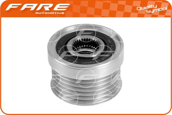 FARE SA 5158 - Pulley, alternator, freewheel clutch autospares.lv