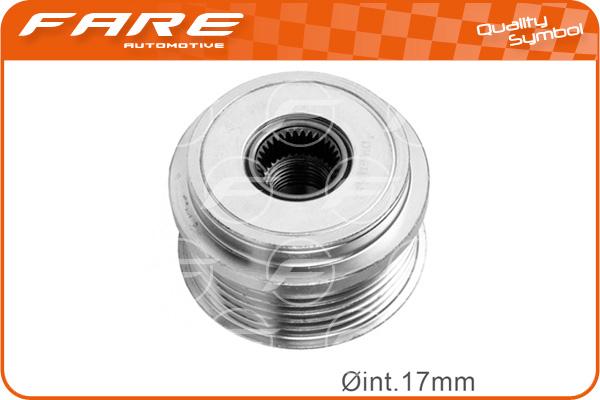 FARE SA 5161 - Pulley, alternator, freewheel clutch autospares.lv