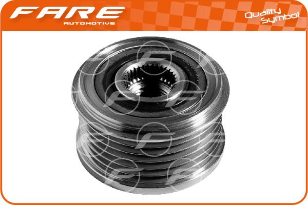 FARE SA 5162 - Pulley, alternator, freewheel clutch autospares.lv