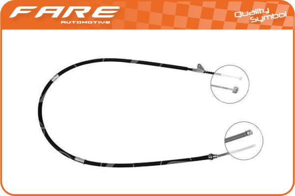 FARE SA 19067 - Cable, parking brake autospares.lv