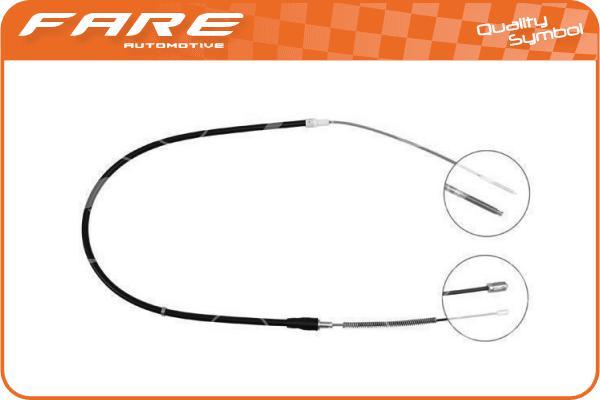 FARE SA 19261 - Cable, parking brake autospares.lv