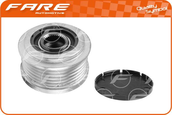 FARE SA 14861 - Pulley, alternator, freewheel clutch autospares.lv