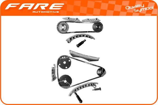 FARE SA 15019 - Timing Chain Kit autospares.lv