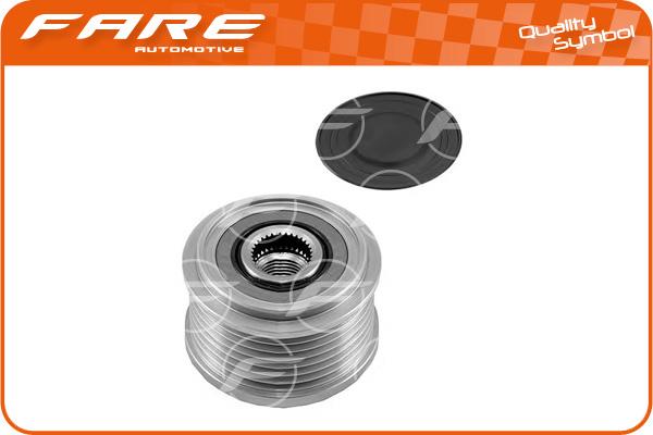 FARE SA 10607 - Pulley, alternator, freewheel clutch autospares.lv