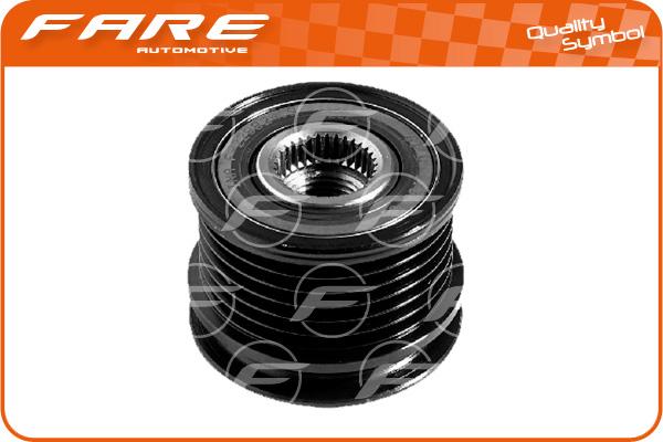 FARE SA 10839 - Pulley, alternator, freewheel clutch autospares.lv