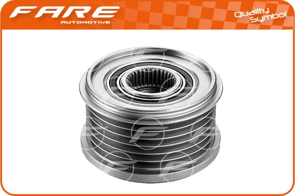 FARE SA 10836 - Pulley, alternator, freewheel clutch autospares.lv