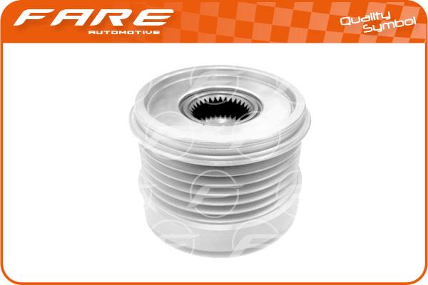 FARE SA 10837 - Pulley, alternator, freewheel clutch autospares.lv