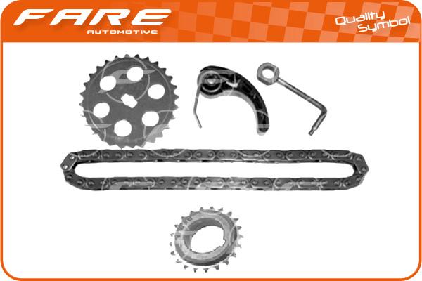 FARE SA 10744 - Chain Set, oil pump drive autospares.lv