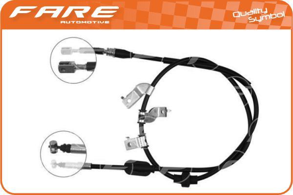 FARE SA 18412 - Cable, parking brake autospares.lv