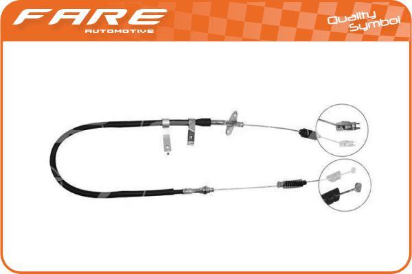 FARE SA 18435 - Cable, parking brake autospares.lv