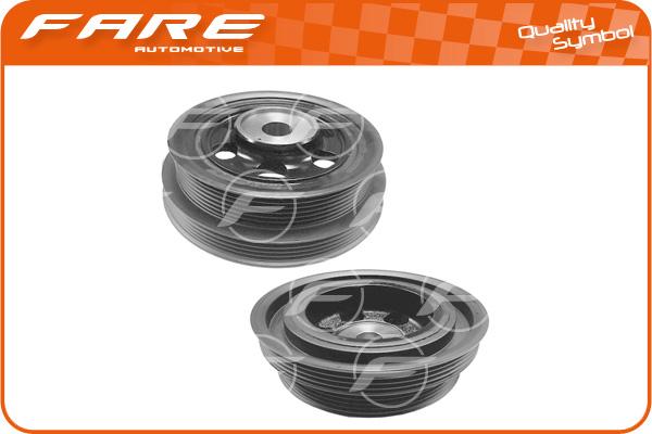 FARE SA 12735 - Belt Pulley, crankshaft autospares.lv