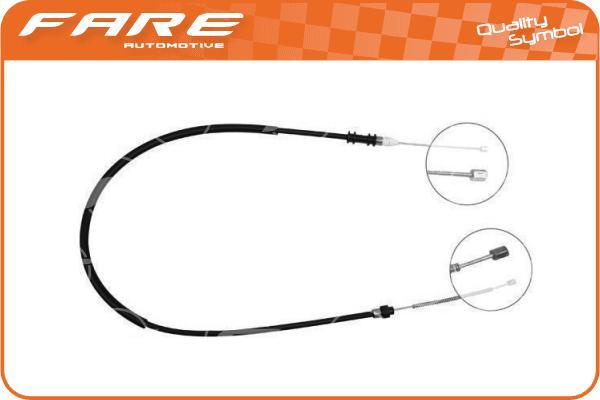 FARE SA 17598 - Cable, parking brake autospares.lv