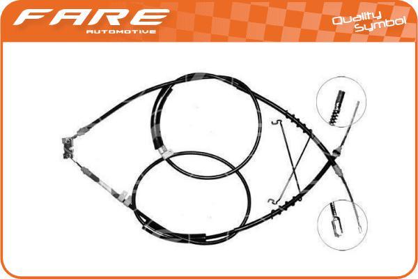 FARE SA 17585 - Cable, parking brake autospares.lv