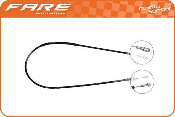 FARE SA 17641 - Cable, parking brake autospares.lv