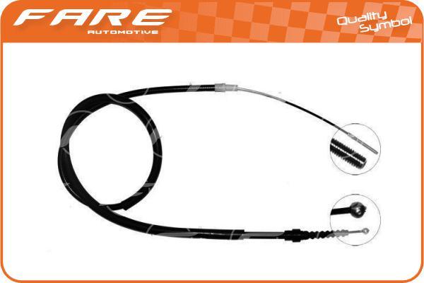 FARE SA 17605 - Cable, parking brake autospares.lv