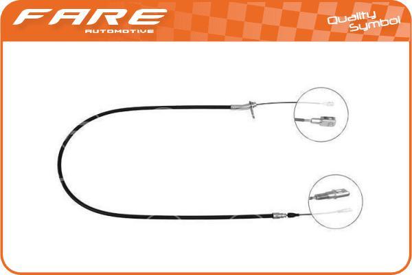 FARE SA 17895 - Cable, parking brake autospares.lv