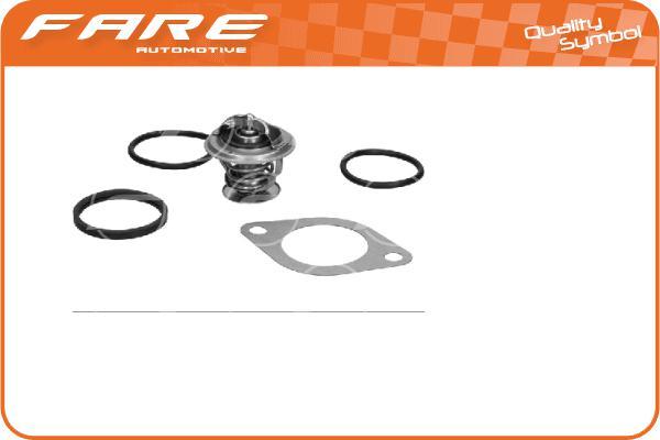 FARE SA 36587 - Coolant thermostat / housing autospares.lv