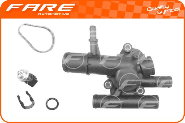 FARE SA 3819 - Coolant thermostat / housing autospares.lv