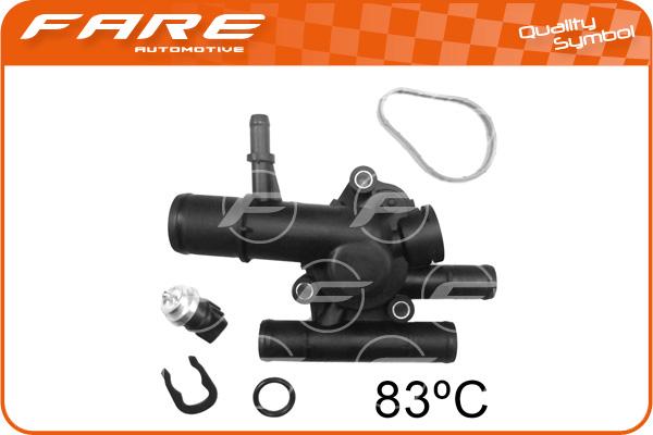 FARE SA 3820 - Coolant thermostat / housing autospares.lv