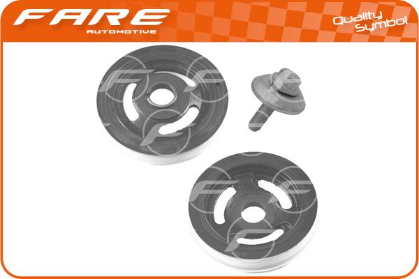 FARE SA 2964C - Belt Pulley, crankshaft autospares.lv