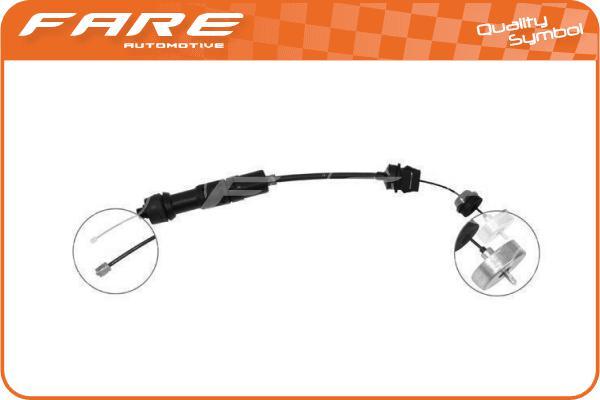 FARE SA 24261 - Clutch Cable autospares.lv