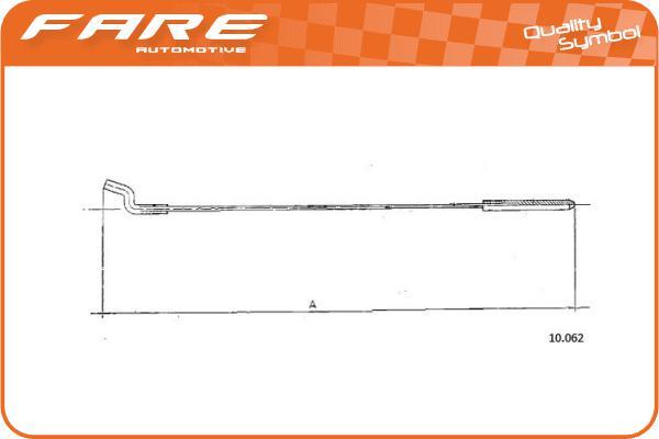 FARE SA 25960 - Accelerator Cable autospares.lv