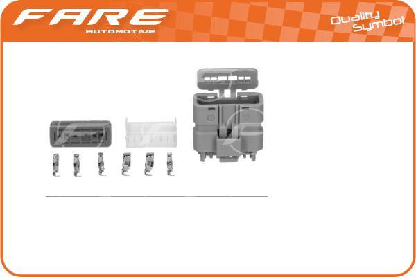 FARE SA 26608 - Cable Repair Set, EGR valve autospares.lv