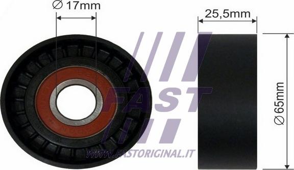 Fast FT44540 - Pulley, v-ribbed belt autospares.lv