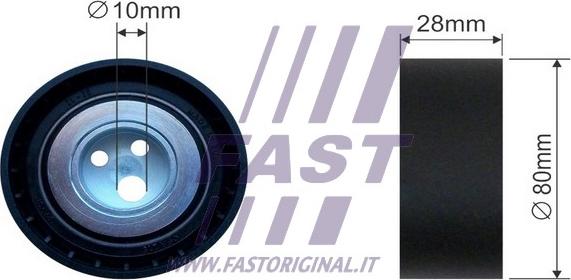 Fast FT44560 - Pulley, v-ribbed belt autospares.lv