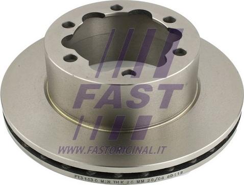 Fast FT31530 - Brake Disc autospares.lv