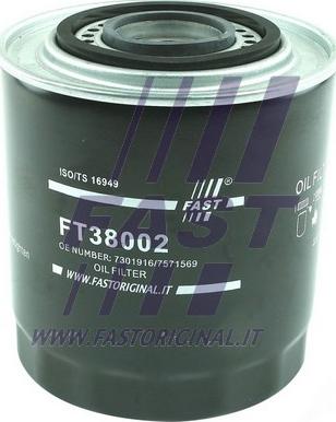 Fast FT38002 - Oil Filter autospares.lv