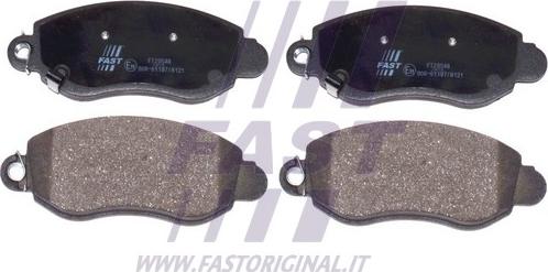Fast FT29548 - Brake Pad Set, disc brake autospares.lv