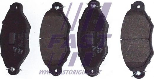 Fast FT29532 - Brake Pad Set, disc brake autospares.lv