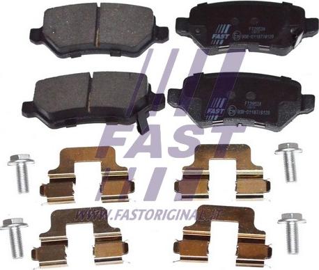 Fast FT29524 - Brake Pad Set, disc brake autospares.lv