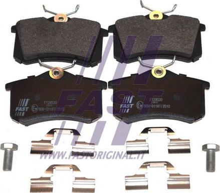 Fast FT29520 - Brake Pad Set, disc brake autospares.lv