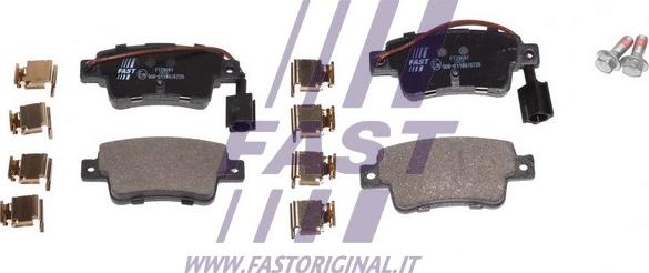 Fast FT29081 - Brake Pad Set, disc brake autospares.lv