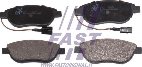 Fast FT29144 - Brake Pad Set, disc brake autospares.lv