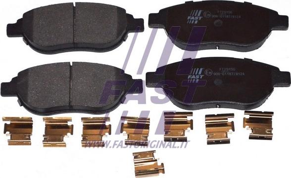 Fast FT29156 - Brake Pad Set, disc brake autospares.lv